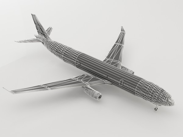 3dsmax airbus a330 - Airbus A330 by luledesign